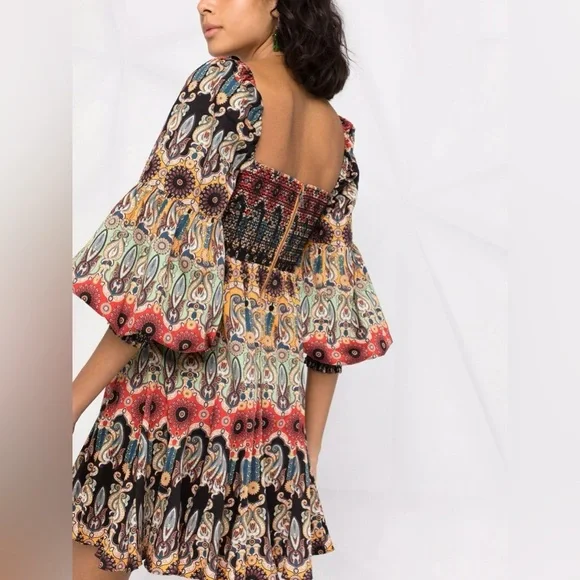 Alice + olivia Julissa Empire Waist Mini Dress - Picture 3 of 12